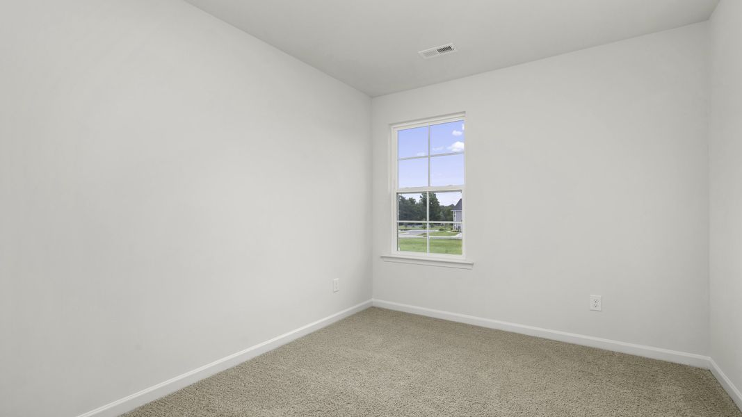 Representative unfurnished interior of a home built from the Newton by D.R. Horton in The Gables at Edinborough Townes, Gibsonville (Image 12).