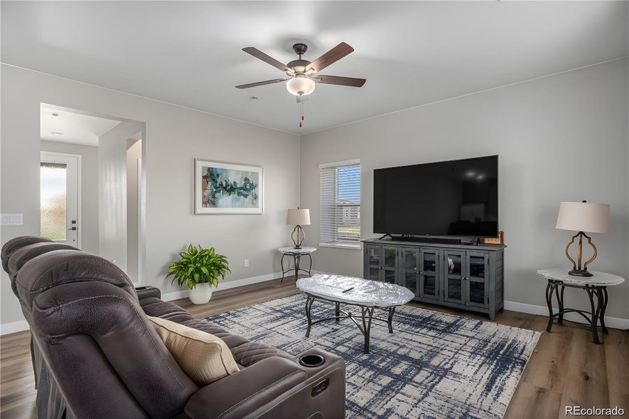 Furnished interior view inside a new home in Second Creek Farm, Commerce City (Image 10).