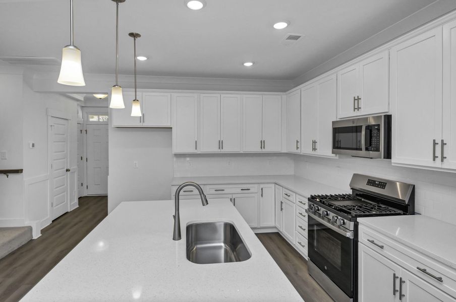 Furnished interior view inside a new home in Lake Carolina Townhomes, Columbia (Image 13).