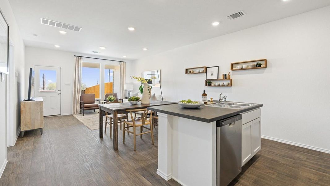 Furnished interior view inside a new home in Wayside, Uhland (Image 12). Furnished interior view inside a new home in Wayside, Uhland (Image 12).
