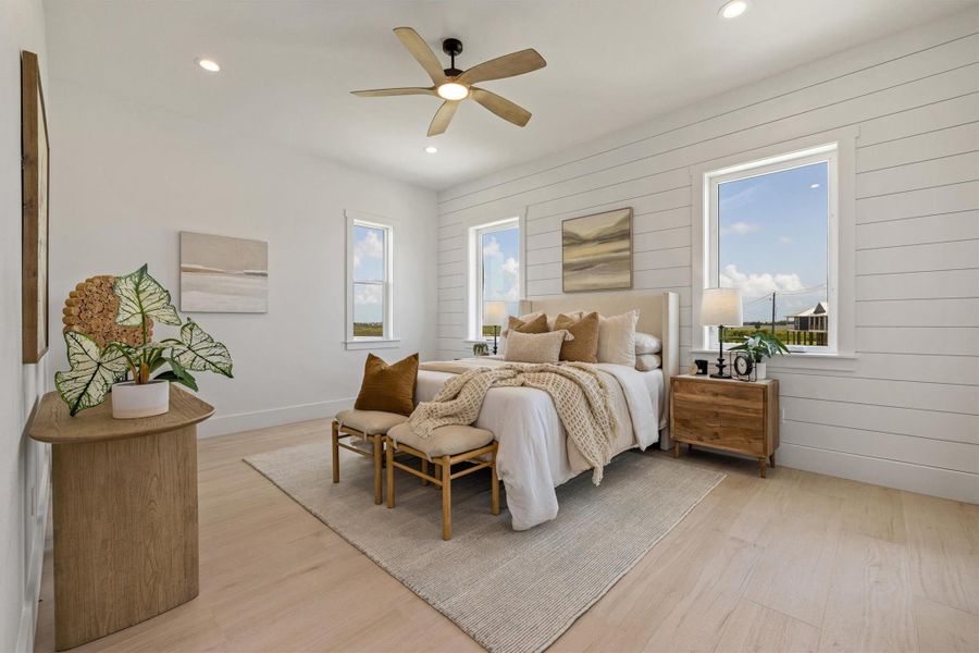 Furnished interior view inside a new home in , Galveston (Image 7).