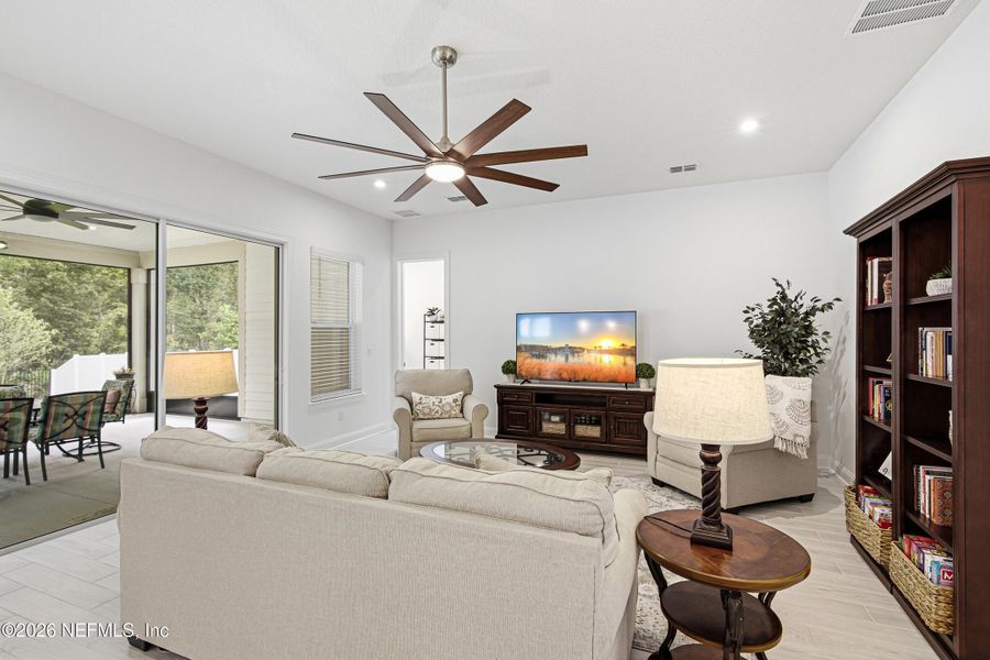Furnished interior view inside a new home in RiverTown, St. Johns (Image 12).