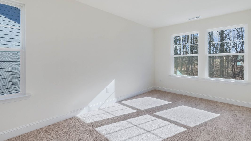 Furnished interior view inside a new home in Battle Bridge, Raleigh (Image 11).