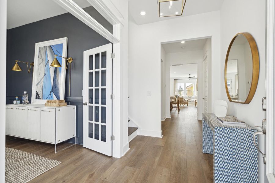 Furnished interior view inside a new home in Limehouse Farms: Arbor Collection, Summerville (Image 5). Furnished interior view inside a new home in Limehouse Farms: Arbor Collection, Summerville (Image 5).