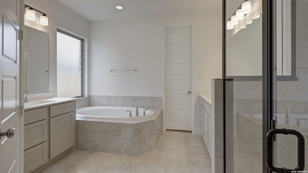 Furnished interior view inside a new home in Alsatian Oaks, Castroville (Image 14).