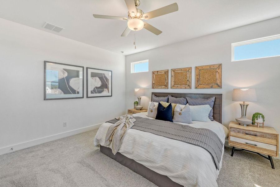 Furnished interior view inside a new home in Freedom at Anthem, Kyle (Image 18).