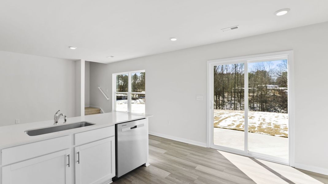 Furnished interior view inside a new home in Cloverdale Hills, Piedmont (Image 6).