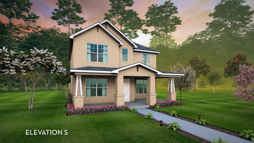 Representative exterior photo of a completed home built from the Diamond by CastleRock Communities in Infinity Square, Kyle, TX (Image 20). Representative exterior photo of a completed home built from the Diamond by CastleRock Communities in Infinity Square, Kyle, TX (Image 20).