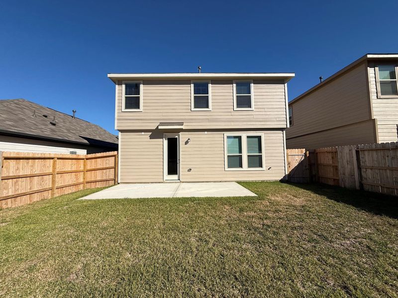 Exterior details and patio area of a home in Oakwood Trails, Tomball (Image 3). Exterior details and patio area of a home in Oakwood Trails, Tomball (Image 3).