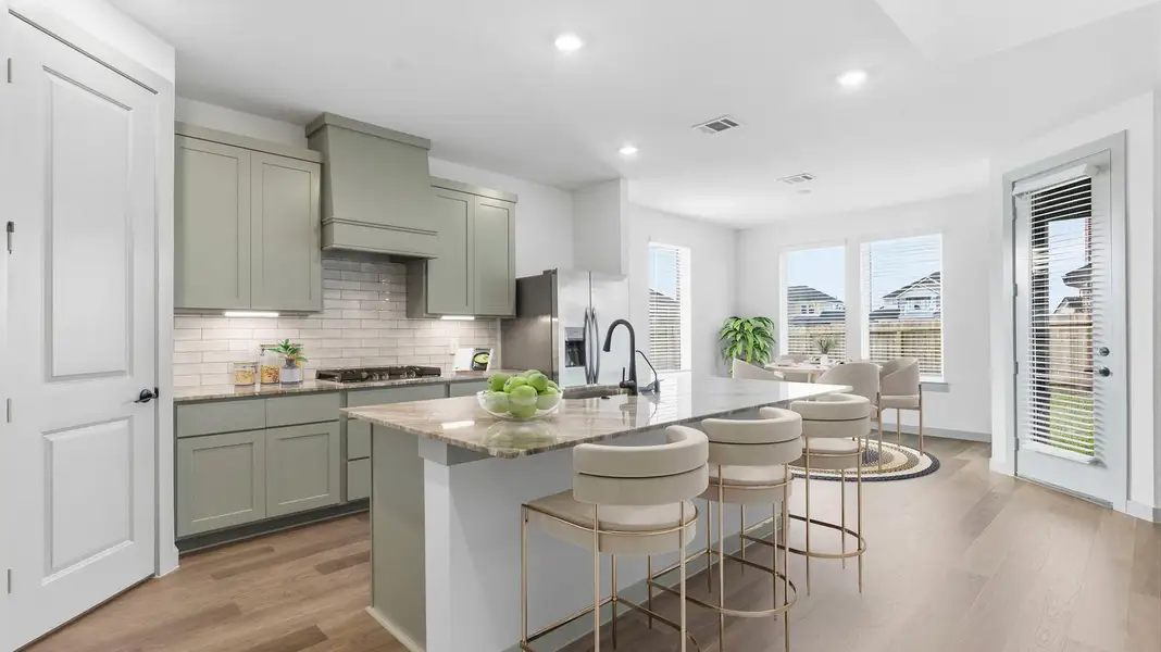 Furnished interior view inside a new home in Westland Ranch 50' Homesites, League City (Image 3).