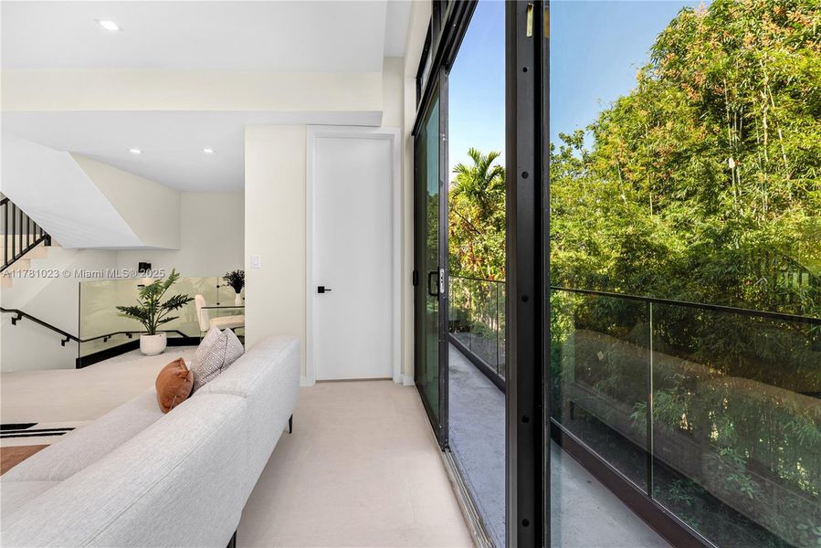 Furnished interior view inside a new home in , Miami (Image 7).