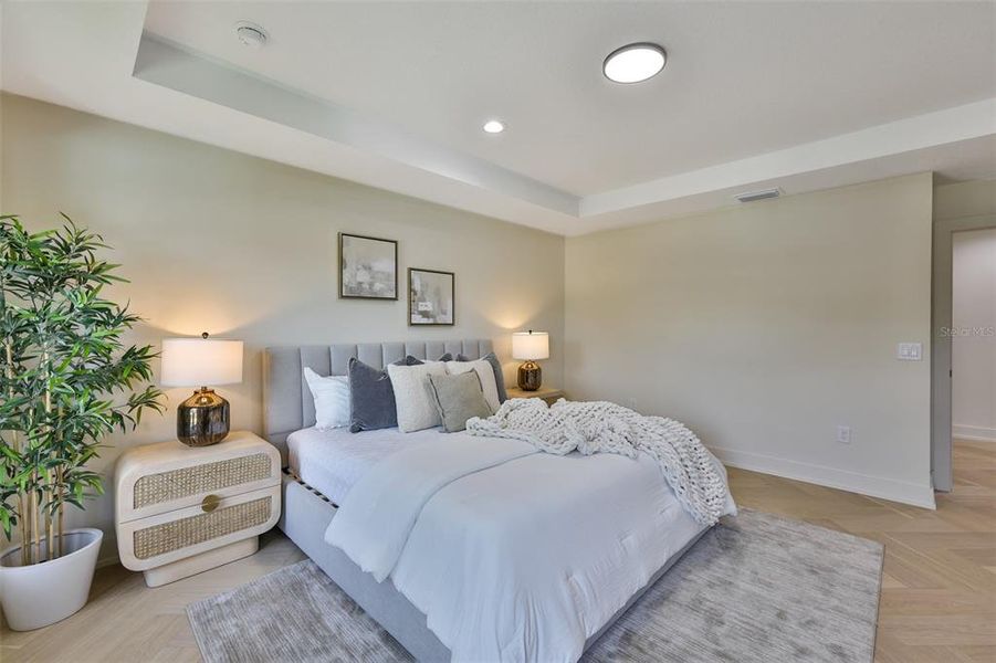 Furnished interior view inside a new home in , Tampa (Image 43). Furnished interior view inside a new home in , Tampa (Image 43).