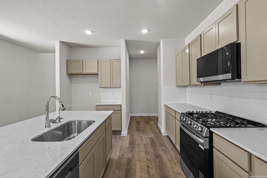 Furnished interior view inside a new home in Summerlin, San Antonio (Image 12).