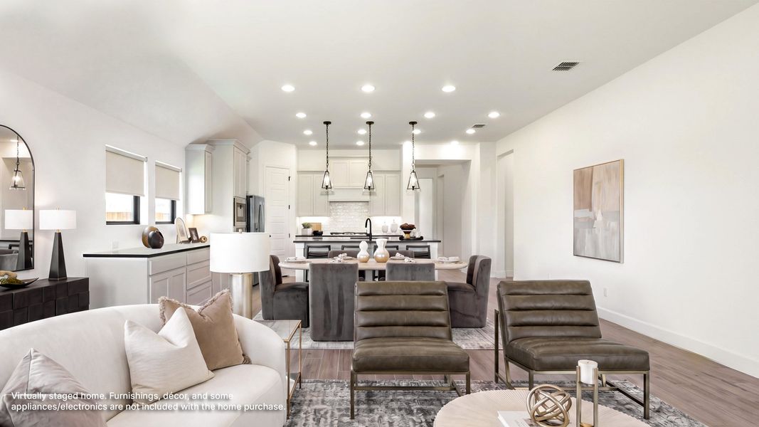 Furnished interior view inside a new home in Mustang Lakes, Celina (Image 6).