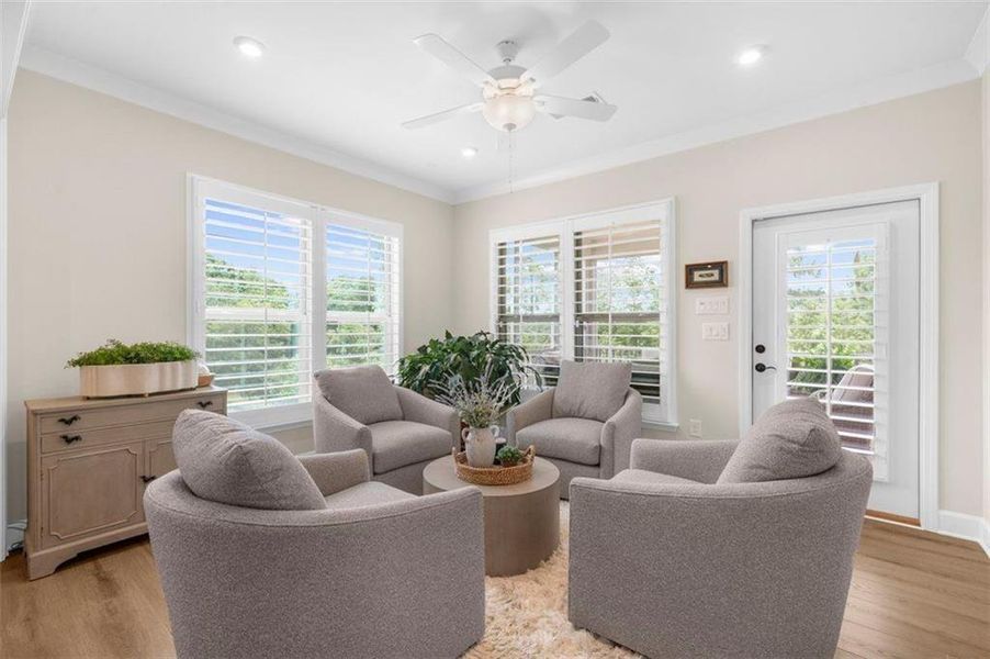 Furnished interior view inside a new home in , Hoschton (Image 16). Furnished interior view inside a new home in , Hoschton (Image 16).