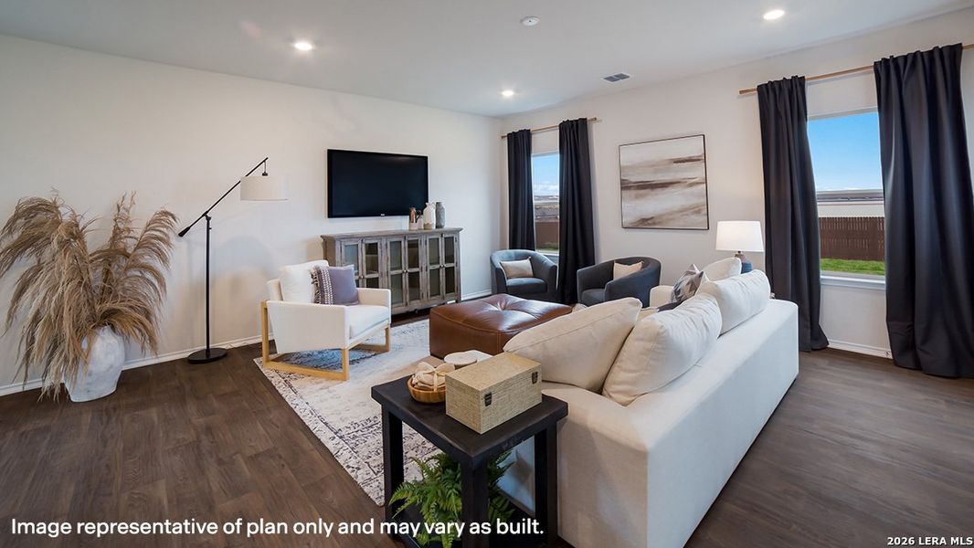 Furnished interior view inside a new home in Veranda, San Antonio (Image 11). Furnished interior view inside a new home in Veranda, San Antonio (Image 11).