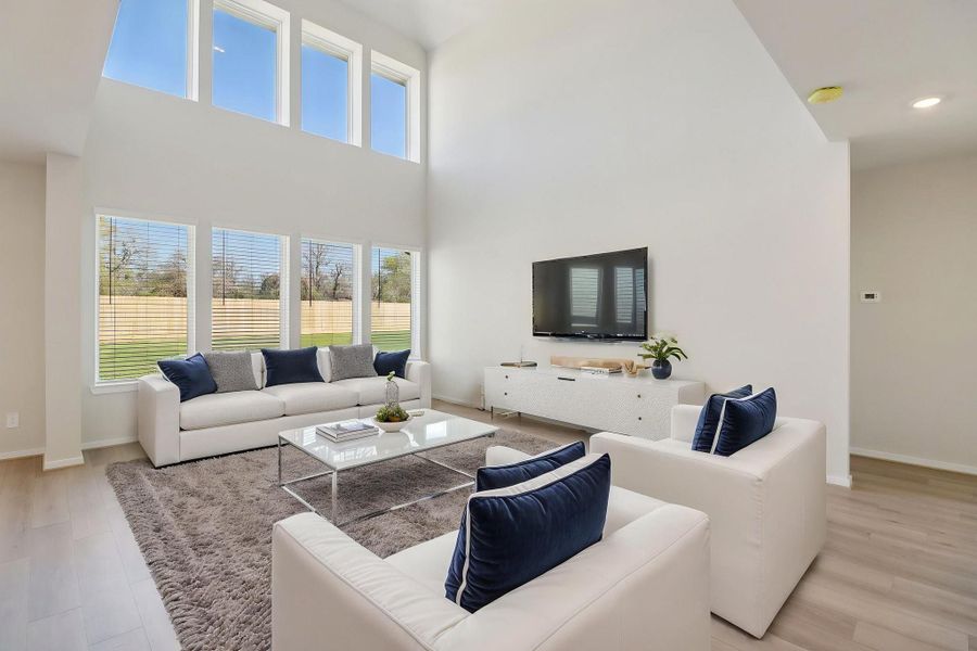 Photo is not of the actual home, but is an inspirational photo of builder’s model home and may depict options, furnishings, and/or decorator features that are not included