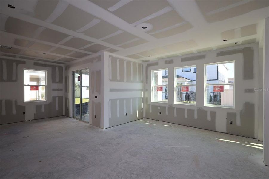 In-progress construction of a new home in Eden at Crossprairie, St. Cloud, FL (Image 17).