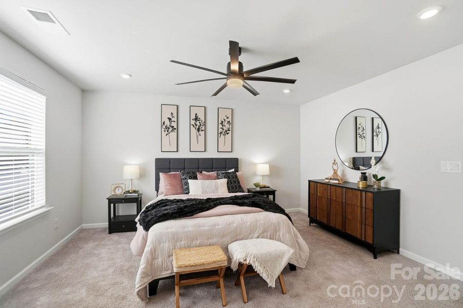 Furnished interior view inside a new home in , Monroe (Image 19).