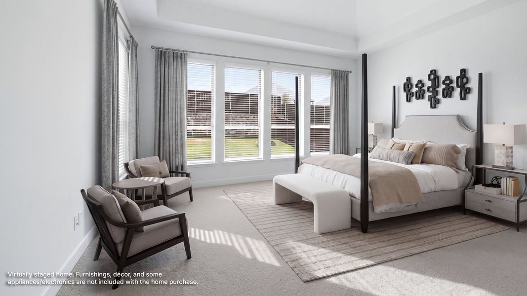Furnished interior view inside a new home in Sweetgrass, Haslet (Image 10).