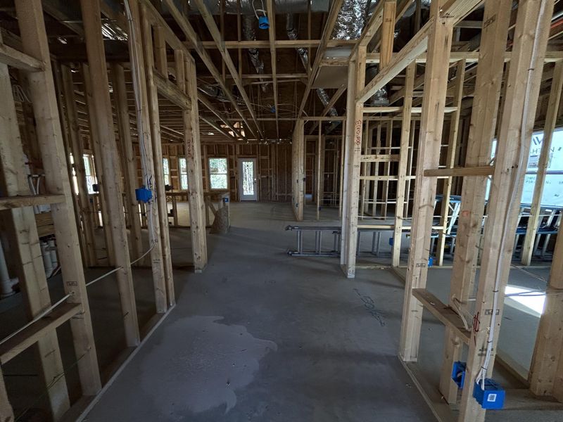 In-progress construction of a new home in Tea Farm: Presidents Series, Ravenel, SC (Image 22).