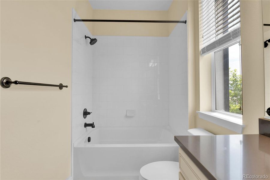 Full Bathroom Soaking Tub and Shower Combo