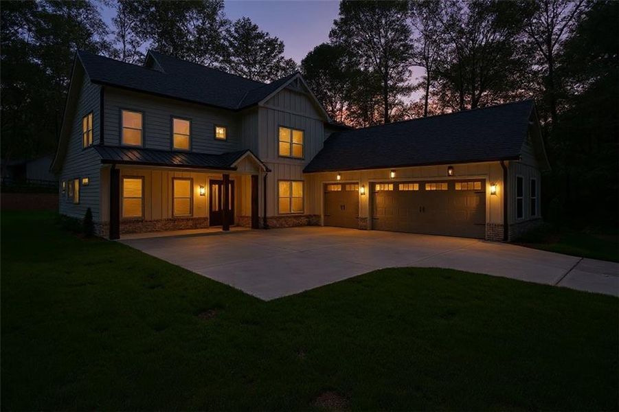 Exterior details and patio area of a home in , Pendergrass (Image 4). Exterior details and patio area of a home in , Pendergrass (Image 4).