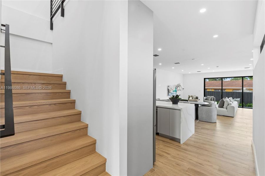 Furnished interior view inside a new home in , Miami (Image 7). Furnished interior view inside a new home in , Miami (Image 7).