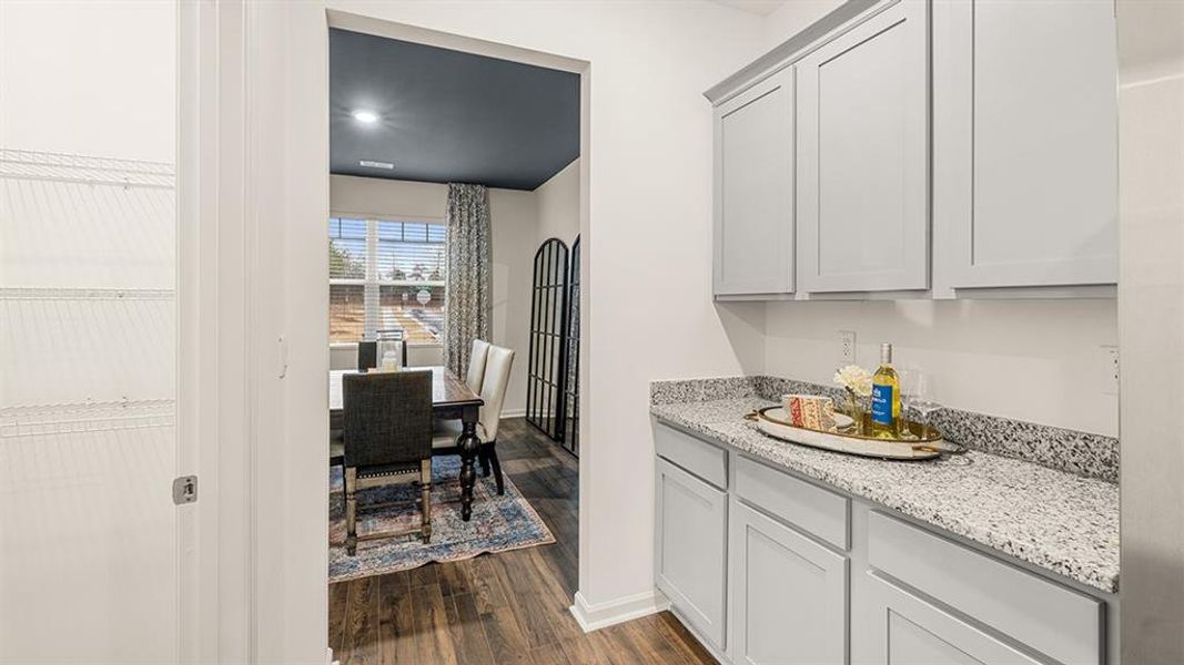 Furnished interior view inside a new home in Brooks Station, Dacula (Image 60).