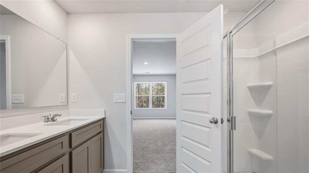 Furnished interior view inside a new home in Willowbrook, Winder (Image 11). Furnished interior view inside a new home in Willowbrook, Winder (Image 11).