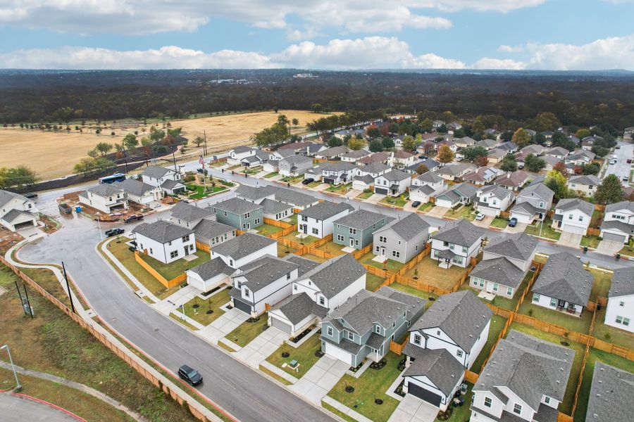 Jennings Place aerial of neighborhood