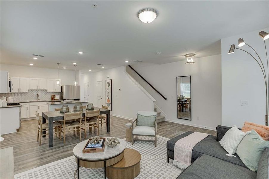 Furnished interior view inside a new home in Laurelwood, Douglasville (Image 12).