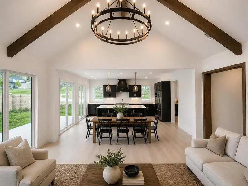Furnished interior view inside a new home in , Willow Park (Image 16).