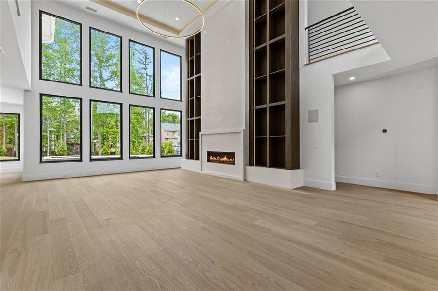 Spacious, unfurnished interior of a new home in , Sugar Hill (Image 60).