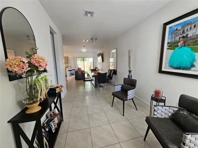 Furnished interior view inside a new home in , Florida City (Image 11).