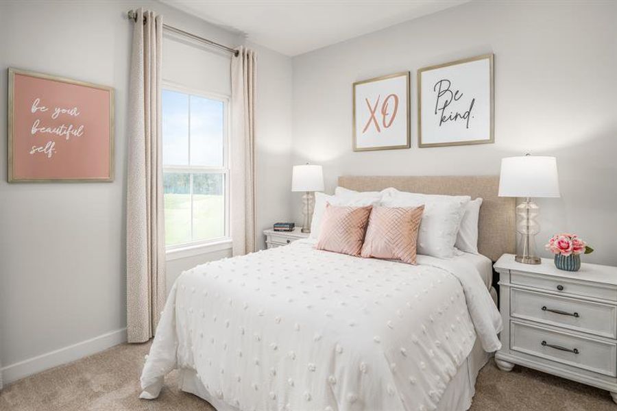 Representative furnished interior of a home built from the Traditional Clarendon by Ryan Homes in Northerly, Charlotte (Image 29).