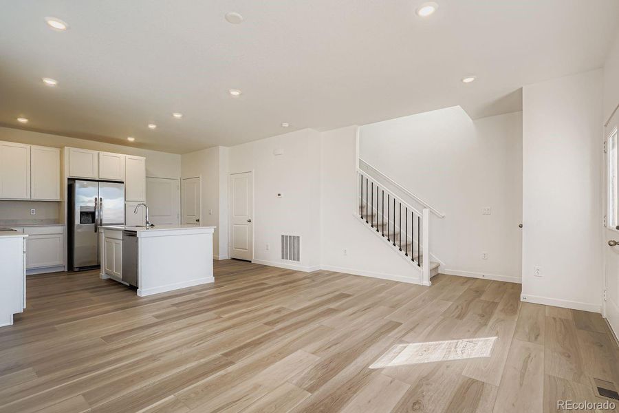 Spacious, unfurnished interior of a new home in Parterre: The Parkside Collection, Thornton (Image 8). Spacious, unfurnished interior of a new home in Parterre: The Parkside Collection, Thornton (Image 8).