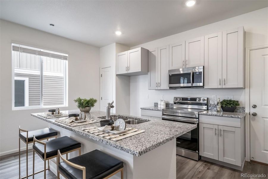 Furnished interior view inside a new home in , Aurora (Image 14).