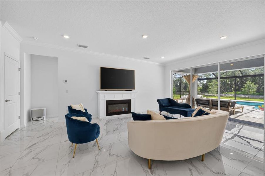 Furnished interior view inside a new home in , Wesley Chapel (Image 7). Furnished interior view inside a new home in , Wesley Chapel (Image 7).
