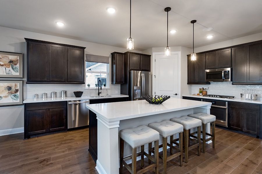 Representative furnished interior of a home built from the Driftwood by Taylor Morrison in Nolina 50s, Georgetown (Image 3).