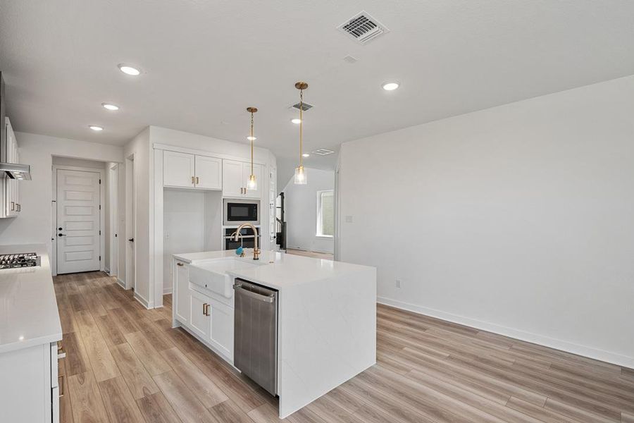 Furnished interior view inside a new home in Flora, Hutto (Image 6).