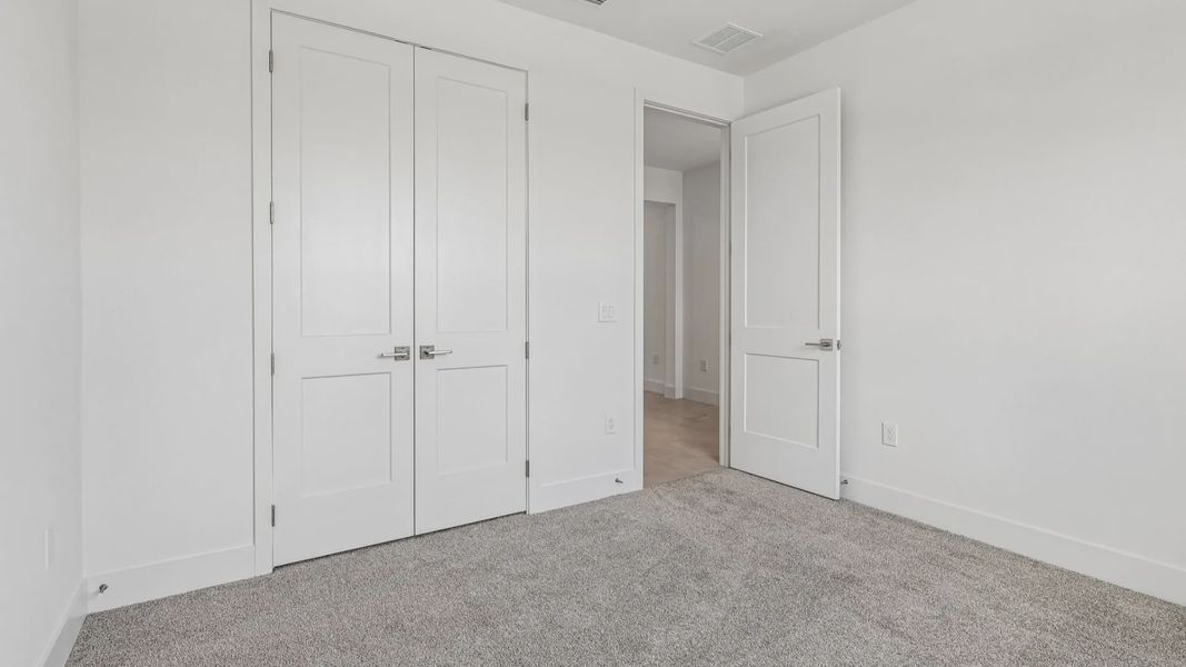 Longleaf Floor Plan Secondary Bedroom by DRB Homes Lakeside at Satilla in New Homes St. Cloud