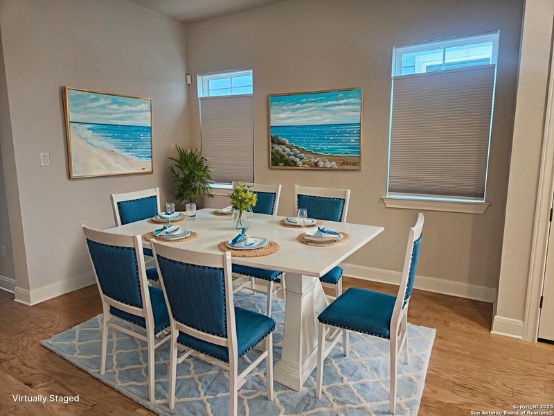Furnished interior view inside a new home in Town Creek, New Braunfels (Image 9). Furnished interior view inside a new home in Town Creek, New Braunfels (Image 9).