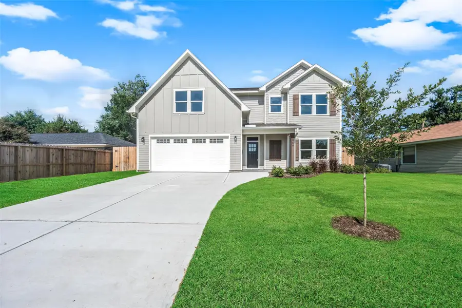 Front exterior of a new home in , Houston, TX, highlighting curb appeal (Image 2). Front exterior of a new home in , Houston, TX, highlighting curb appeal (Image 2).