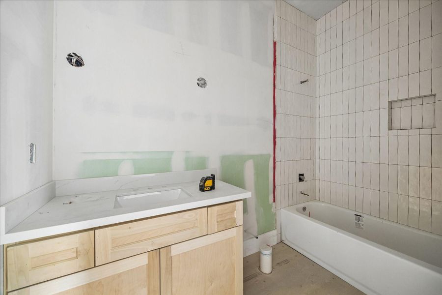 In-progress construction of a new home in , Houston, TX (Image 27).