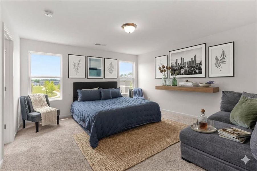 Furnished interior view inside a new home in Alder Park, Conyers (Image 19).