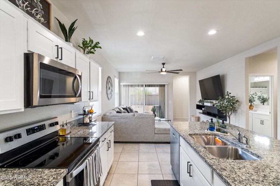 Kitchen to Family Room