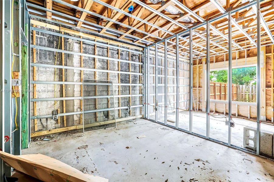 In-progress construction of a new home in , Fort Lauderdale, FL (Image 46).