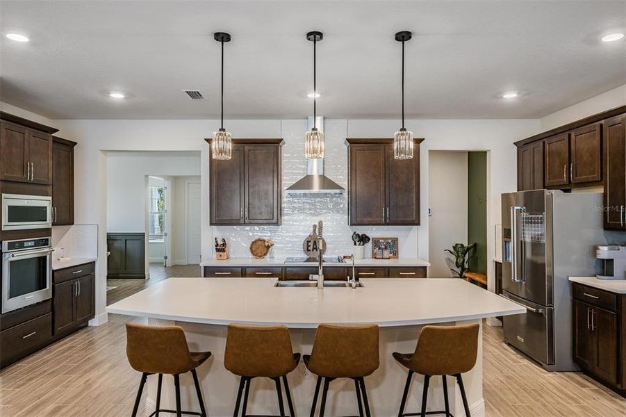 Furnished interior view inside a new home in , Parrish (Image 47).