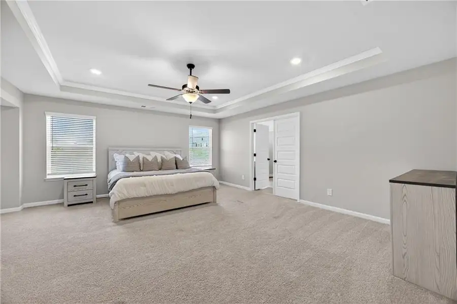 Furnished interior view inside a new home in , Stockbridge (Image 15).